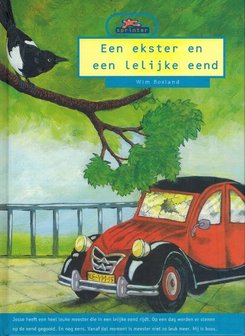 Een ekster en een lelijke eend